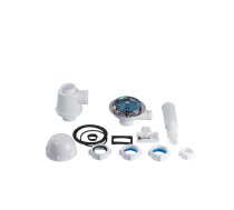 Izlietnes sifons ANI_PLAST modelis 7100545, 3 izvadi 1/2" x 40 ar pārplūdi