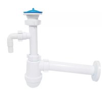 Sifons ANI_PLAST 7101405 1 1/4" x 40 mm ar 40 mm veļas mašīnas pieslēgumu