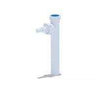 Veļas mašīnas drenāžas šļūtene ANI_PLAST Ani 40x40 mm, gofrēta izplūdes caurule