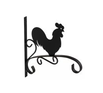 Dekoratīva konsole VELANO Velano UK Rooster Black 8154231 — konsoles galds, melns pārklājums