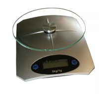 Svari virtuves digitālie 5kg balti/pelēki