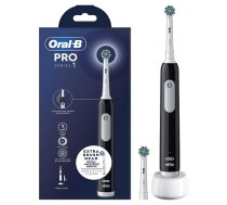 Oscilējošā zobu birste Oral-B Pro Series 1 Melna Balta Pieaugušajiem