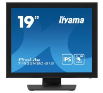 iiyama ProLite T1932MSC-B1S monitori 48,3 cm (19") 1280 x 1024 pikseļi Full HD LED Skārienjūtīgais ekrāns Galda virsma Melns