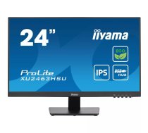 iiyama ProLite XU2463HSU-B1 monitori 60,5 cm (23.8") 1920 x 1080 pikseļi Full HD LED Melns