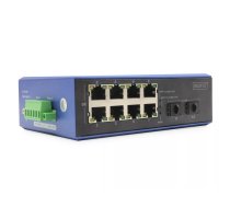 Digitus DN-651151 tīkla pārslēgs Nepārvaldīts Gigabit Ethernet (10/100/1000) Power over Ethernet (PoE) Melns, Zils