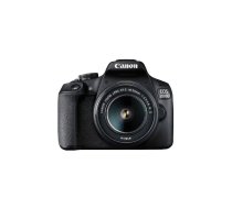 Canon EOS 2000D BK 18-55 IS II EU26 SLR Kameras komplekts 24,1 MP CMOS 6000 x 4000 pikseļi Melns