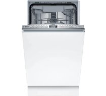 Iebūvējamā trauku mazgājamā mašīna Bosch Serie 4 SPV4HMX10E, kompakta, 10 komplektu, 44 dB, energoefektivitātes klase E