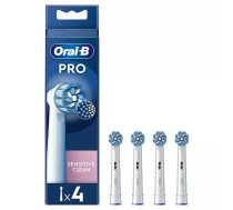 Braun Oral-B Sensitive Clean PRO, 4 gab., balta - Uzgaļi elektriskajai zobu birstei