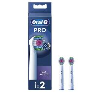Suku uzgaļi BRAUN Oral‑B PRO 3D White, komplekts 2 gab., modelis EB 18‑2 3D