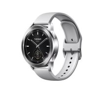 Xiaomi Watch S3 3,63 cm (1.43") AMOLED 47 mm Digitāls 466 x 466 pikseļi Skārienjūtīgais ekrāns Sudrabs GPS