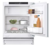 Iebūvējamais ledusskapis Bosch Serie 4 KUL22VFD0, 110 l (93 l ledusskapis + 17 l saldētava), saldētava augšā, skārienvadība, pārkārtojamas durvis, 598×820×548 mm