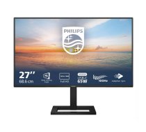 27" Full HD LCD monitors Philips 1000 series 27E1N1300AE/00 — 1920×1080, IPS, 100 Hz, USB-C PD 65W, skaļruņi, VESA 100×100