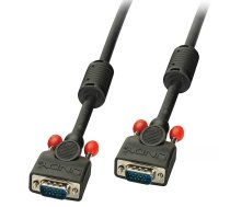 Lindy 36372 VGA kabelis 1 m VGA (D-Sub) Melns