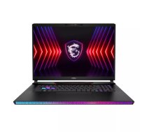 MSI Gaming Raider GE78 HX 14VHG-641NL Intel® Core™ i9 i9-14900HX Portatīvais dators 43,2 cm (17") Quad HD+ 32 GB DDR5-SDRAM 2 TB SSD NVIDIA GeForce RTX 4080 Wi-Fi 7 (802.11be) Windows 11 Pro Melns