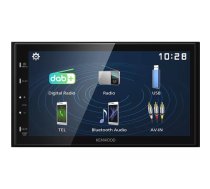 Auto mediju uztvērējs Kenwood DMX129DAB 64W Bluetooth skārienekrāns
