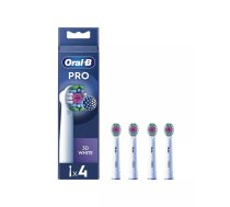 Suka uzgaļi BRAUN Oral‑B EB18‑4 3D White Pro pieaugušajiem, 4 gab.
