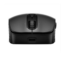 Bezvadu uzlādējama Bluetooth pele HP 690 — ambidekstrāla, 4000 DPI, 7 pogas, USB-C uzlāde, melna