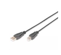 USB 2.0 savienojuma kabelis Digitus AK-300105-010-S