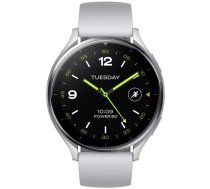 Xiaomi Watch 2 3,63 cm (1.43") AMOLED 46 mm Digitāls 466 x 466 pikseļi Skārienjūtīgais ekrāns Sudrabs Wi-Fi GPS