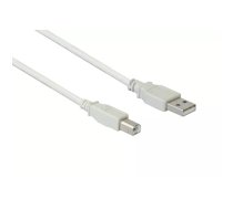 USB kabelis Alcasa USB 2.0 A/B 0.25m