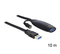 DeLOCK USB3.0-A - USB3.0-A, 10m USB kabelis USB 3.2 Gen 1 (3.1 Gen 1) USB A Melns