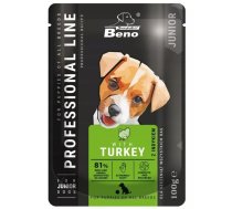 SUPER BENO Junior Turkey - Mitrā barība suņiem - 100 g