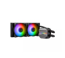 Visu vienā šķidruma dzesētājs MSI MAG CORELIQUID M240 — 240 mm radiatora, ventilatori 78.73 CFM, melns