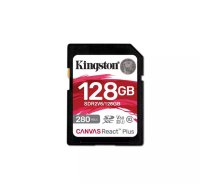 Kingston Technology Canvas React Plus 128 GB SDXC UHS-II Klases 10