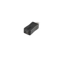 Renkforce USB 2.0 adapteris [1x USB 2.0 kontaktdakša Mini-B - 1x USB 2.0 ligzda Micro-B] Melni, apzeltīti kontaktdakšas kontakti Renkforce