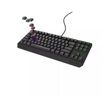 Klaviatūra GENESIS Thor 230 TKL Spēļu USB RF Bezvadu Bluetooth Melna