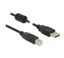 DeLOCK 3m, USB 2.0-A/USB 2.0-B USB kabelis USB A USB B Melns