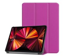 iLike Tri-Fold Plāns Eko-Ādas Statīva Maks Samsung Galaxy Tab S9 FE+ X610 Wi-Fi / X616B 5G Violets