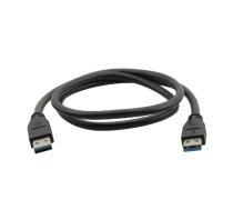 Kramer Electronics USB-A (M) to USB-A (M) 3.0, 0.9m USB kabelis USB 2.0 0,9 m USB A Melns