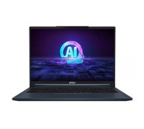 MSI Stealth 16 AI Studio A1VGG-019NL Intel Core Ultra 9 185H Portatīvais dators 40,6 cm (16") Quad HD+ 32GB DDR5-SDRAM 2TB SSD NVIDIA GeForce RTX 4070 Wi-Fi 7 (802.11be) Windows 11 Pro Zils