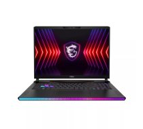 MSI Gaming Raider GE68 HX 14VHG-417NL Intel® Core™ i9 i9-14900HX Portatīvais dators 40,6 cm (16") UHD+ 32 GB DDR5-SDRAM 2 TB SSD NVIDIA GeForce RTX 4080 Wi-Fi 7 (802.11be) Windows 11 Pro Melns