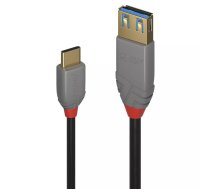 Lindy 36895 USB kabelis USB 3.2 Gen 2 (3.1 Gen 2) 0,15 m USB C USB A Melns
