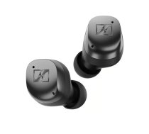 Austiņas Sennheiser Momentum True Wireless 4 — in-ear binaurālas, Bluetooth 5.4, līdz 7,5 h (30 h ar lādēšanas kastīti), trokšņu slāpēšana, USB-C, melnas