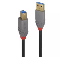 Lindy 36744 USB kabelis USB 3.2 Gen 1 (3.1 Gen 1) 5 m USB A USB B Melns