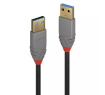 Lindy 36750 USB kabelis USB 3.2 Gen 1 (3.1 Gen 1) 0,5 m USB A Melns