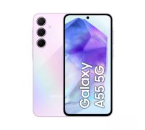 Samsung Galaxy A55 5G SM-A556 16,8 cm (6.6") Hibrīda duālā SIM Android 14 USB Veids-C 8 GB 256 GB 5000 mAh Ceriņi