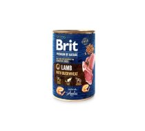 BRIT Premium by Nature jēra gaļa ar griķiem - Mitrā barība suņiem - 400 g