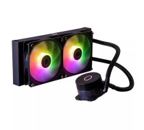 Ūdens dzesēšanas komplekts Cooler Master MasterLiquid 240L Core ARGB 12 cm Melns