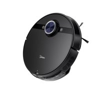 Robots putekļu sūcējs Midea S8+ — bez maisiņa 0,4 L, ūdens tvertne 0,2 L, LDS navigācija, 180 min darbības laiks, melns (Ø35 cm, H97 mm)