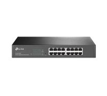 TP-Link TL-SG1016DE Vadīts L2 Gigabit Ethernet (10/100/1000) 1U Melns