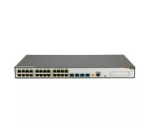 FiberHome S4820-28T-X-PE-AC tīkla slēdzis Pārvaldāms L2/L3 Gigabit Ethernet (10/100/1000) Power over Ethernet (PoE) 1U melns, pelēks