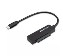 QOLTEC SATA adapters 52269 2.5" diska uz USB-C, atbalsts līdz 2 TB