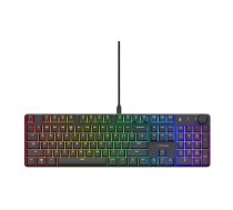 Mēhaniskā spēļu tastatūra TRUST GXT 866 TORIX USB Pilna izmēra 104 taustiņi QWERTY Melna RGB