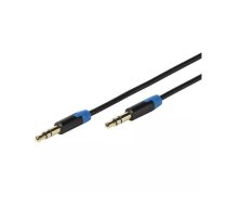 Vivanco 3.5mm/3.5mm, 0.6m audio kabelis 0,6 m Melns