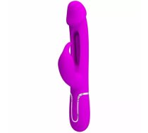 PRETTY LOVE - KAMPAS TRUSIS 3 IN 1 MULTIFUNKCIONĀLS VIBRATORS AR MĒLI VIOLETS