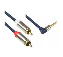 Alcasa GC-M0063 audio kabelis 1 m 3.5mm 2 x RCA Zils